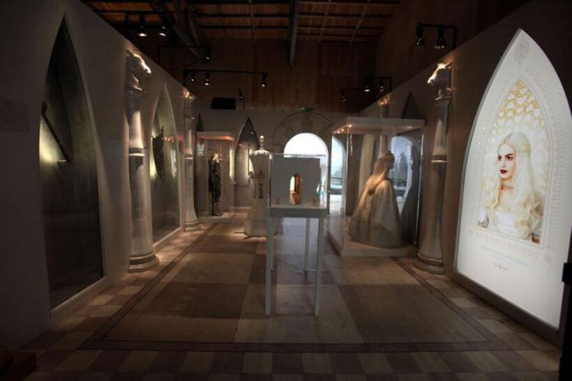 A scene from "Alice in Wonderland."