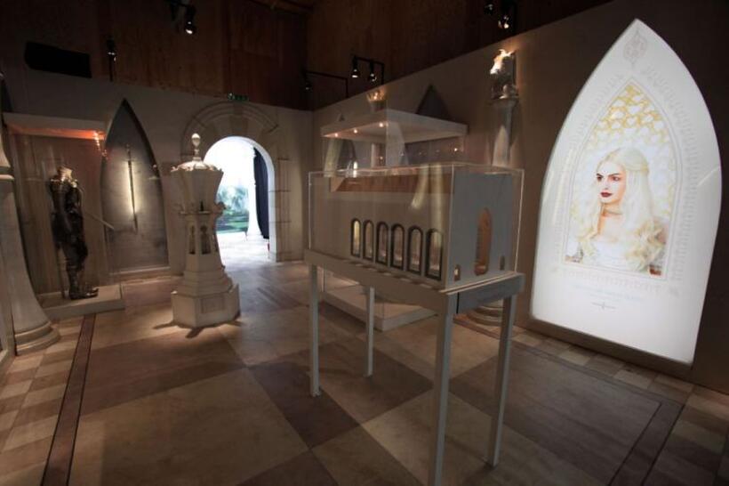 A scene from "Alice in Wonderland."