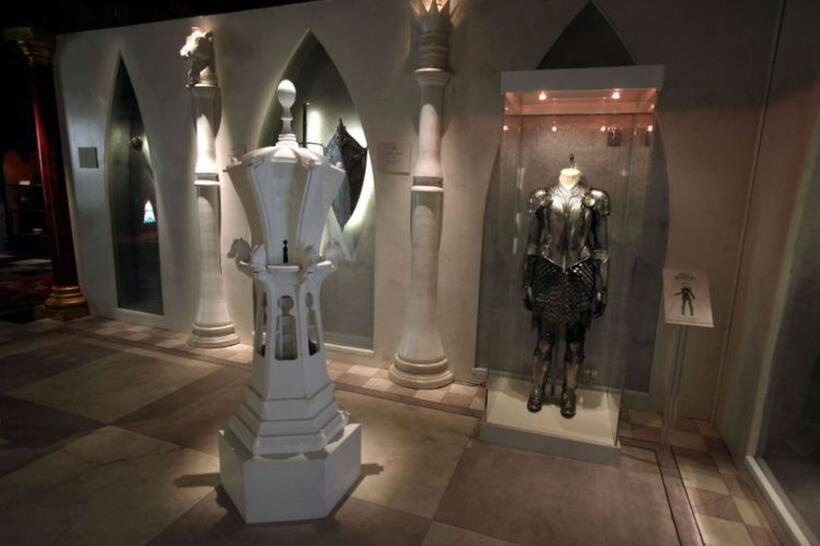 A scene from "Alice in Wonderland."