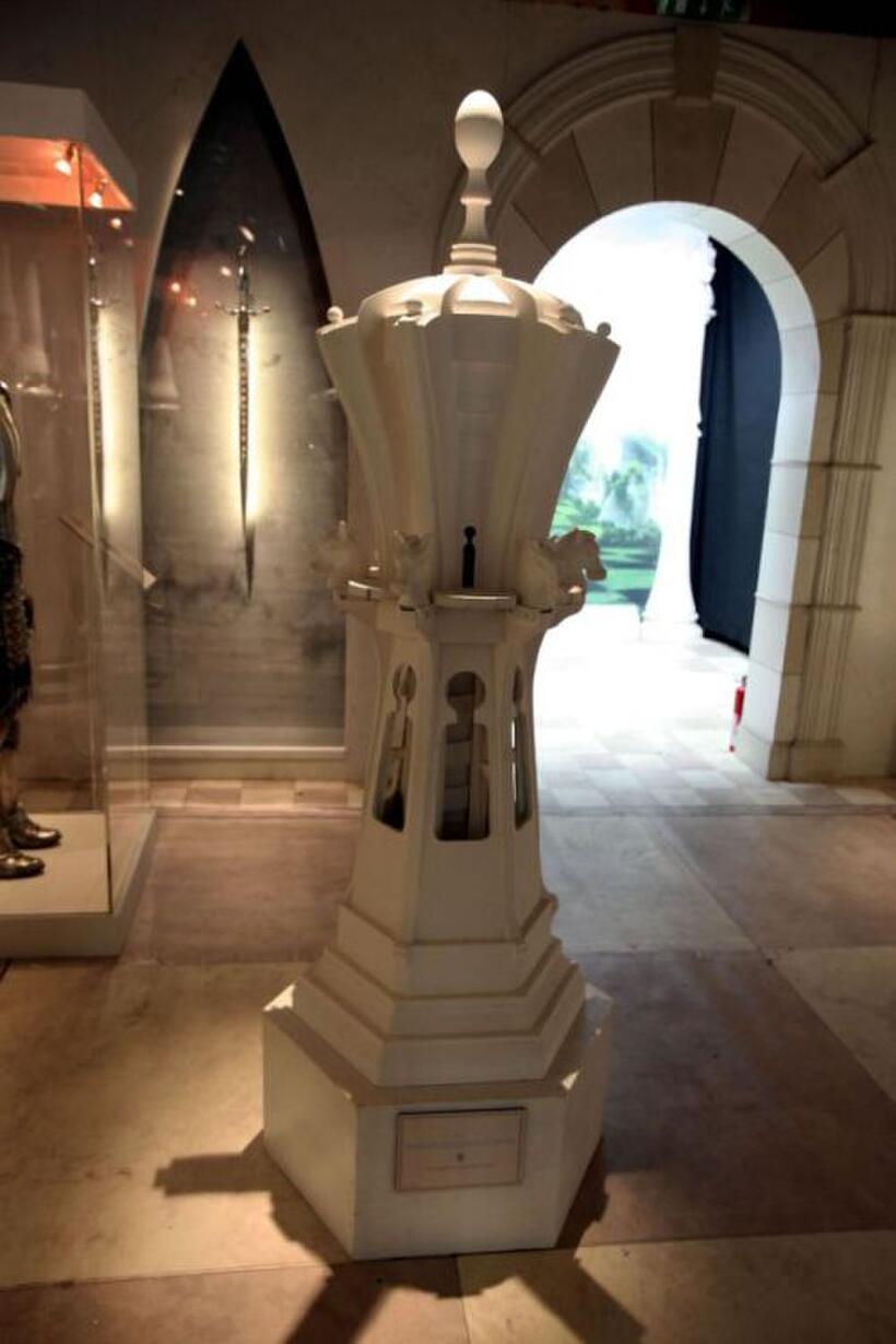 A scene from "Alice in Wonderland."