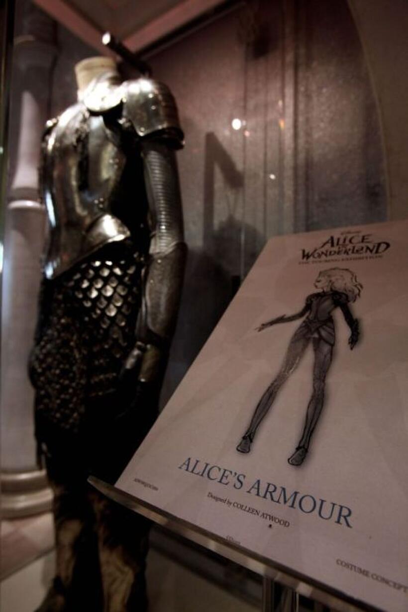 A scene from "Alice in Wonderland."