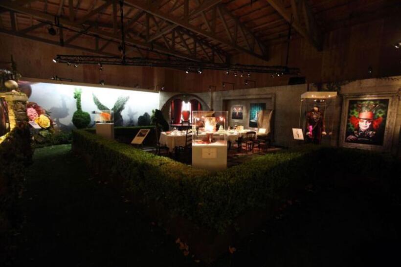 A scene from "Alice in Wonderland."