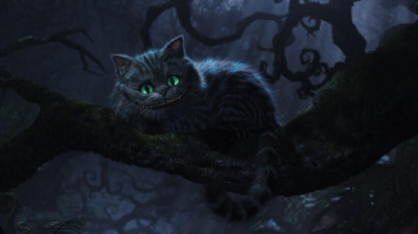 Progression still 4 of 4: Cheshire Cat in "Alice in Wonderland."