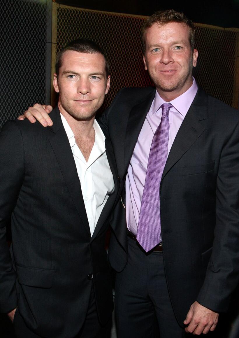 Sam Worthington and director McG at the after party of the California premiere of "Terminator Salvation."