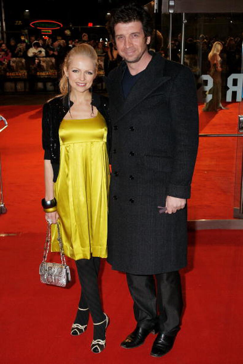 Hannah Sandling and Nick Knowles at the European premiere of "Defiance."
