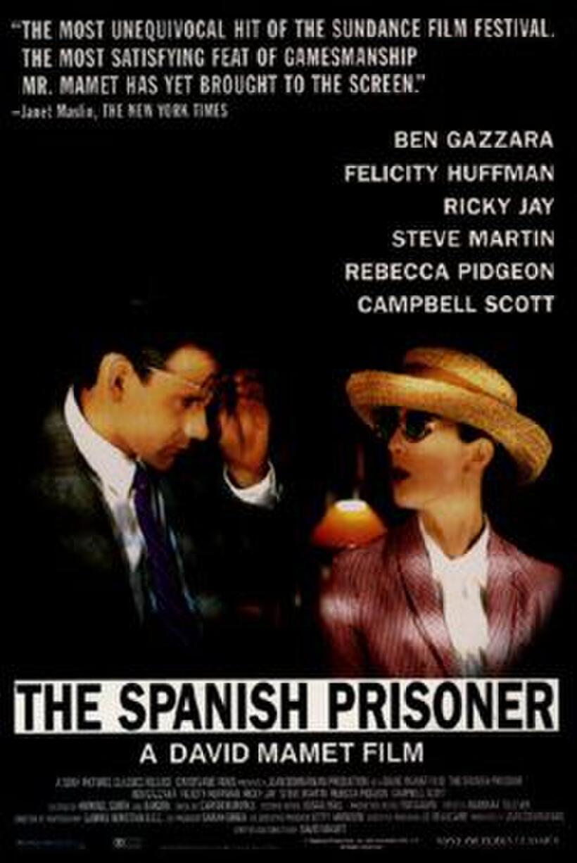 Poster art for "The Spanish Prisoner."