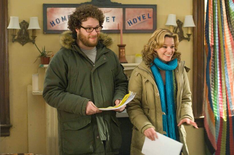 Seth Rogen and Elizabeth Banks in "Zack and Miri Make a Porno."