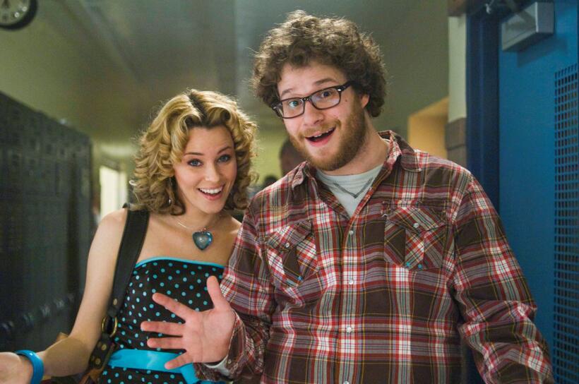 Elizabeth Banks and Seth Rogen in "Zack and Miri Make a Porno."