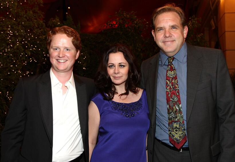 Christopher Carley, Geraldine Hughes and Brian Howe at the California premiere of "Gran Torino."