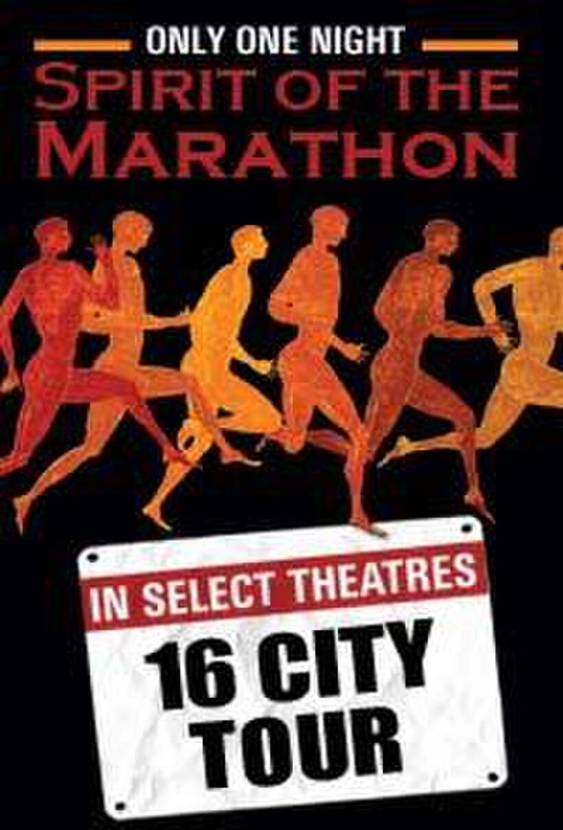 Poster art for "Spirit of the Marathon."