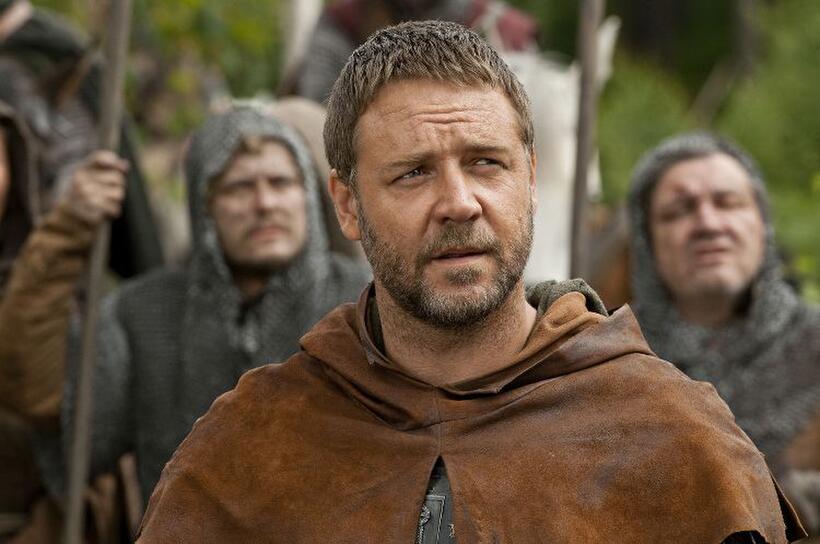 Russell Crowe as Robin Longstride in "Robin Hood."