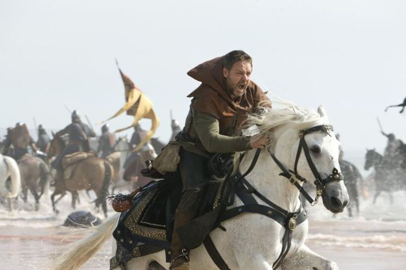 Russell Crowe as Robin Longstride in "Robin Hood."