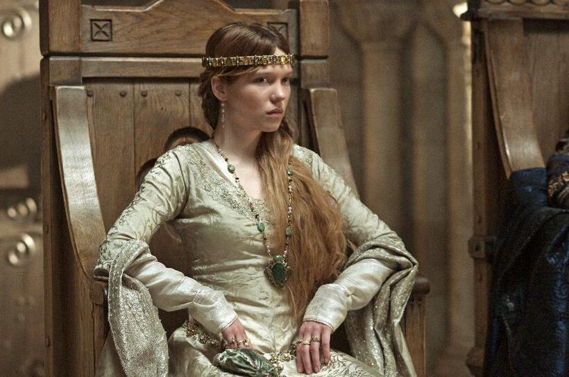 Lea Seydoux as Isabella of Angouleme in "Robin Hood."