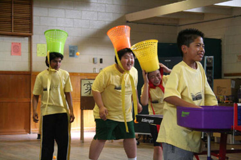 A scene from "Ping Pong Playa."