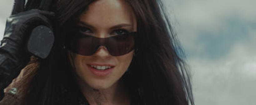 Sienna Miller as The Baroness in "G.I. Joe: The Rise of Cobra."