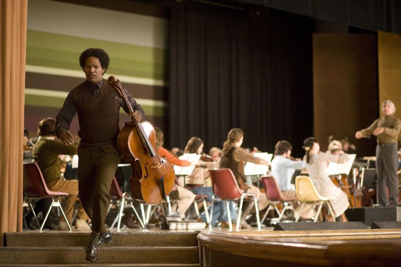 Jamie Foxx as Nathaniel Ayers in "The Soloist."