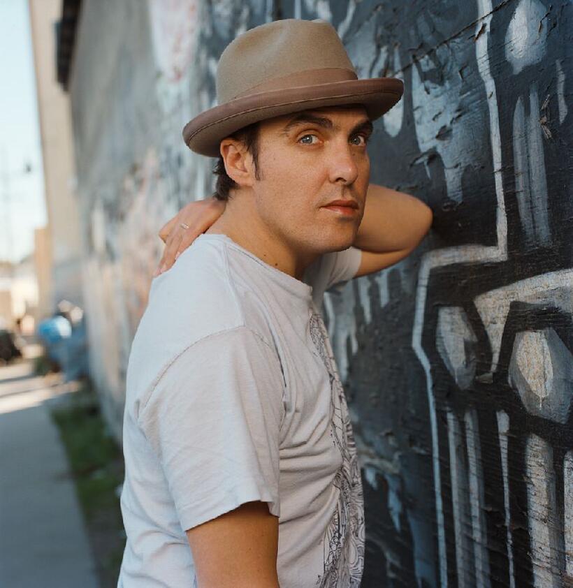 Director Joe Wright on the set of "The Soloist."