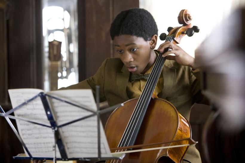 Justin Martin as Nathaniel Ayers in "The Soloist."
