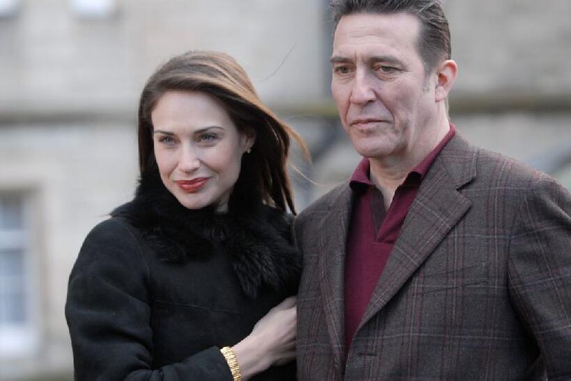 Claire Forlani and Ciaran Hinds in "Mister Foe."
