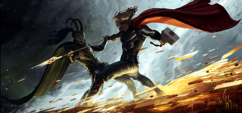 Comic-Con art for "Thor."