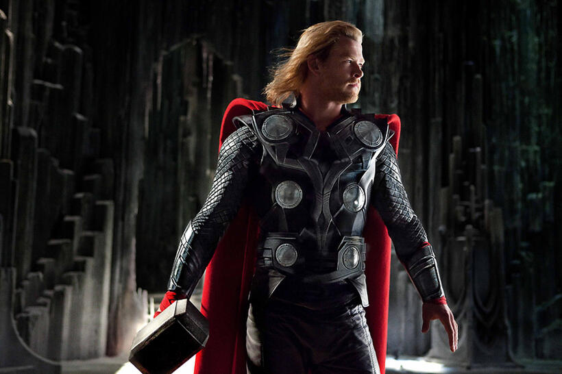 Chris Hemsworth as Thor in "Thor."