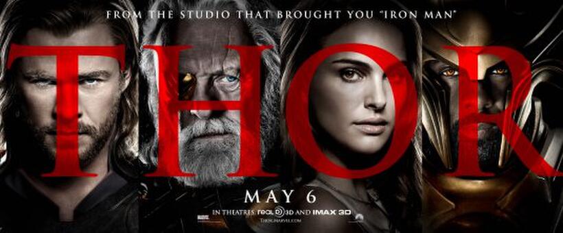 Poster banner for "Thor."