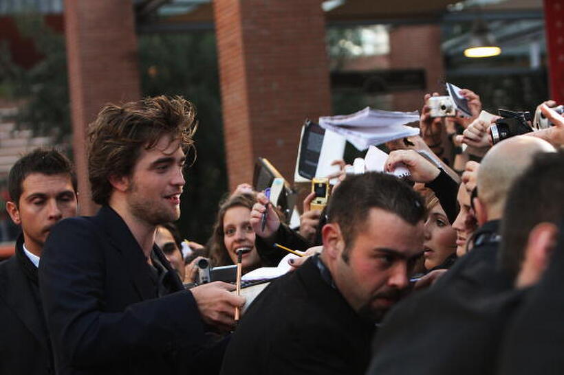 Robert Pattinson at the "Twilight" premiere during the 3rd Rome International Film Festival.