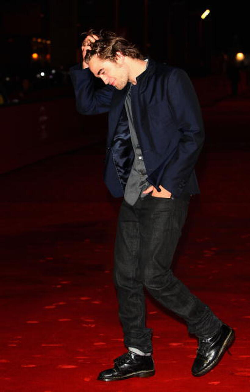 Robert Pattinson at the "Twilight" premiere during the 3rd Rome International Film Festival.