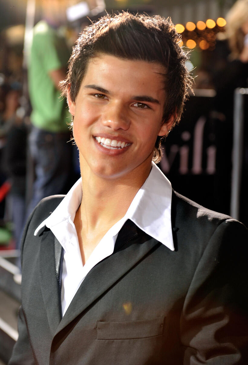 Taylor Lautner at the L.A. premiere of "Twilight."