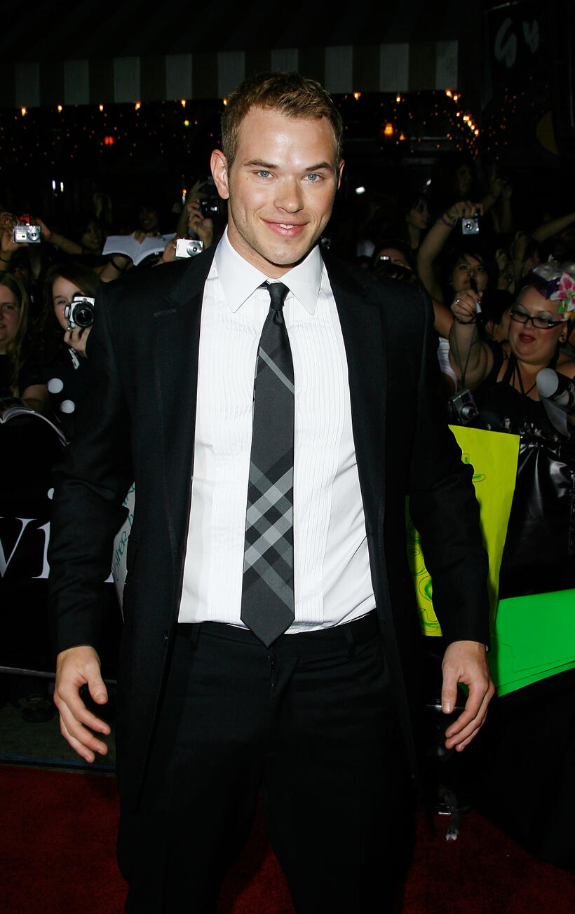 Kellan Lutz at the L.A. premiere of "Twilight."