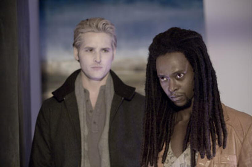Peter Facinelli and Edi Gathegi in "Twilight."