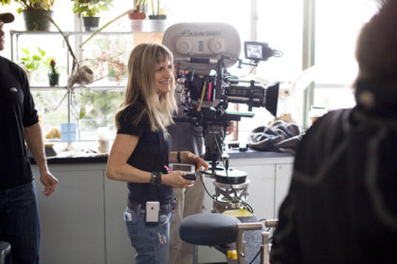 Director Catherine Hardwicke on the set of "Twilight."