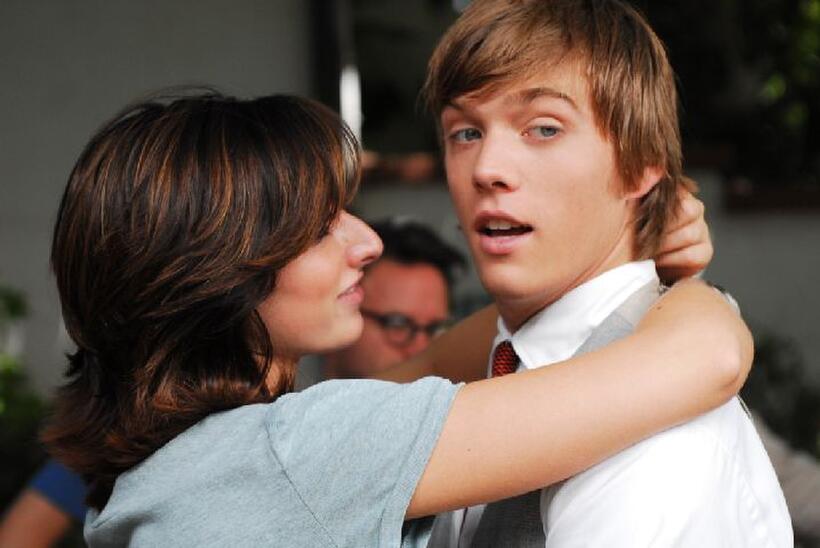 Najarra Townsend as Tru and Jake Abel as Trevor in "Tru Loved."