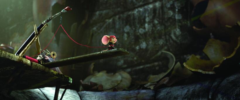 Blind Hovis and noble mouse Despereaux in "The Tale of Despereaux."