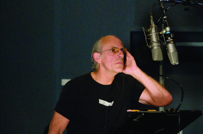 Christopher Lloyd on the set of "The Tale of Despereaux."