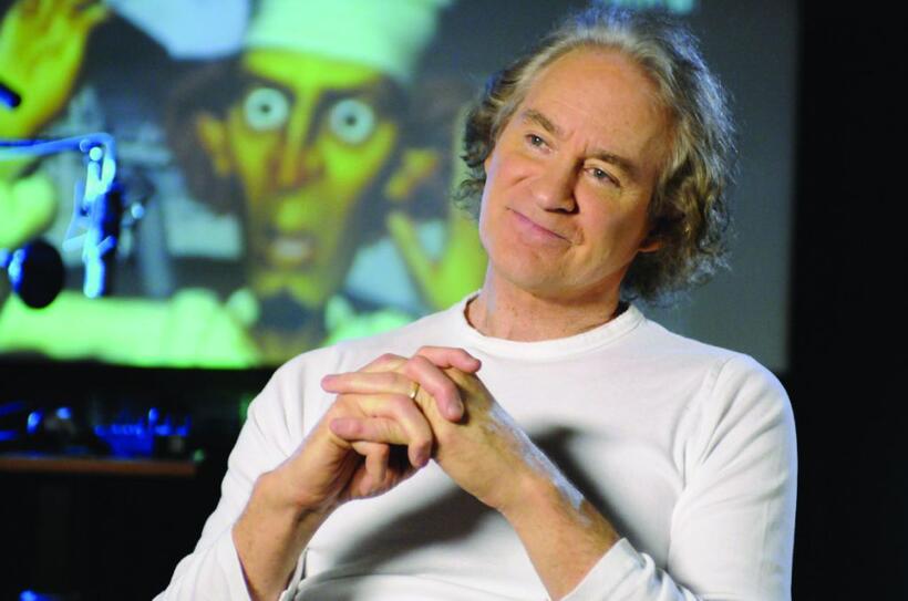 Kevin Kline on the set of "The Tale of Despereaux."