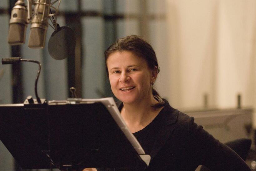 Tracey Ullman on the set of "The Tale of Despereaux."