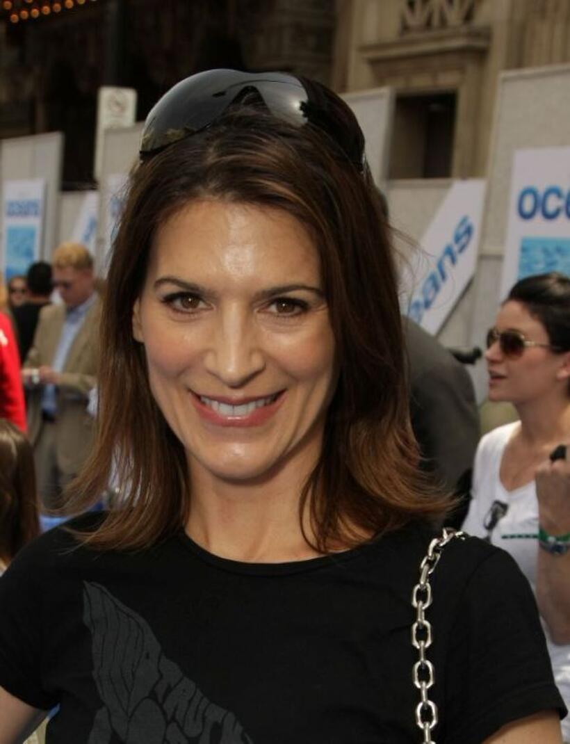 Perrey Reeves at the premiere of "Oceans."