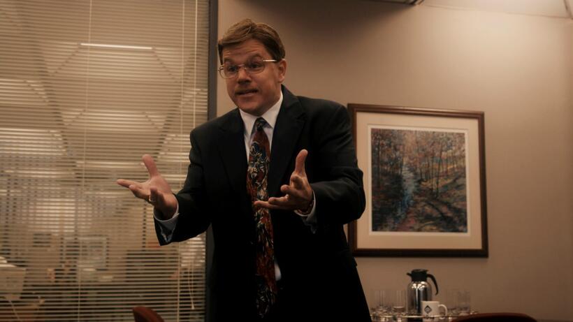 Matt Damon as Mark Whitacre in "The Informant!"