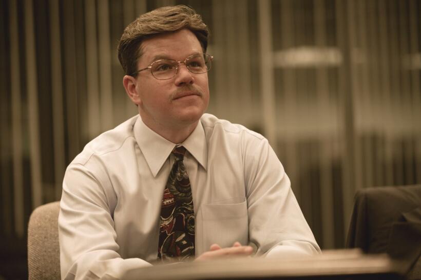 Matt Damon as Mark Whitacre in "The Informant!"