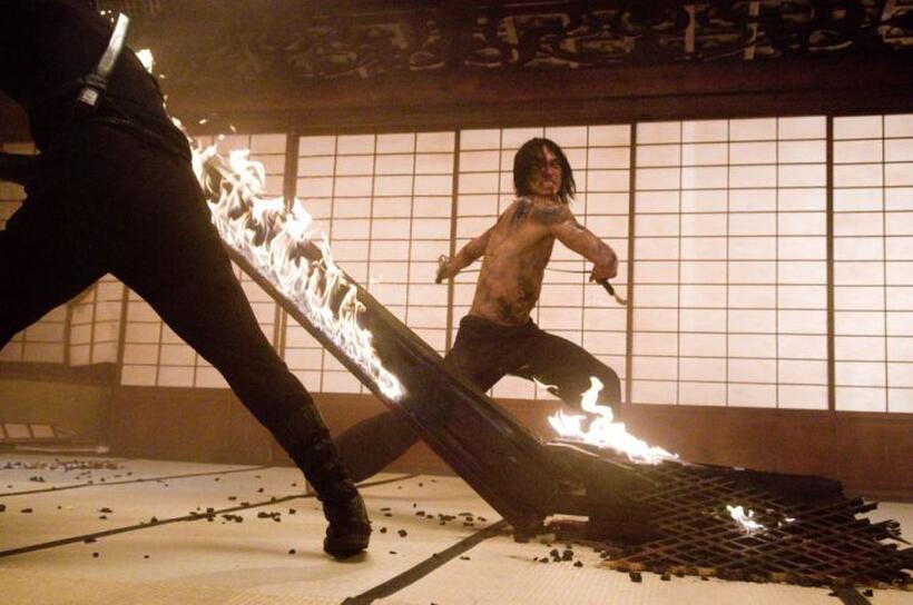 Rain as Raizo in "Ninja Assassin."