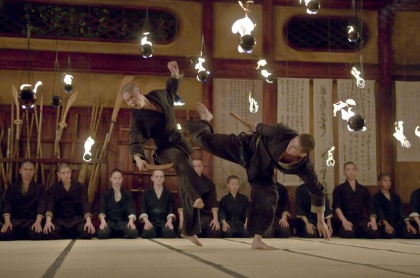 Kai Fung Rieck as Teenage Takeshi and Joon Lee as Teenage Raizo in "Ninja Assassin."