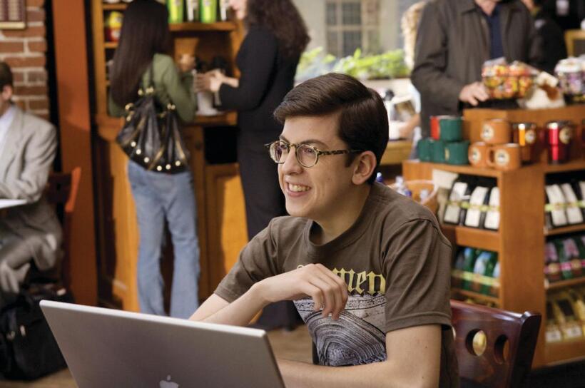 Christopher Mintz-Plasse as Augie in "Role Models."