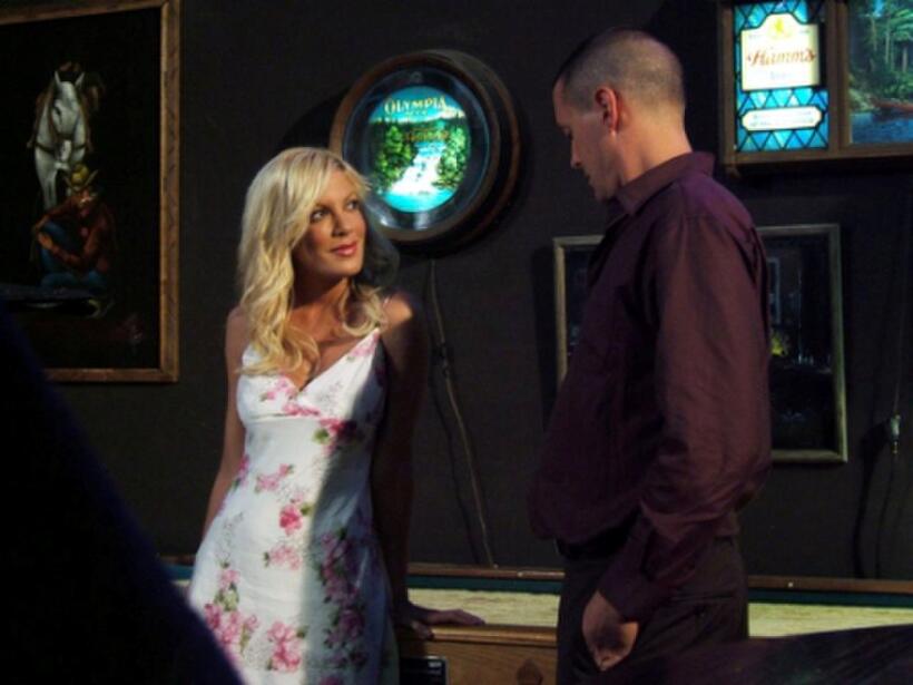 Tori Spelling as Susan and Jason Cottle as Russ in "Cthulhu."