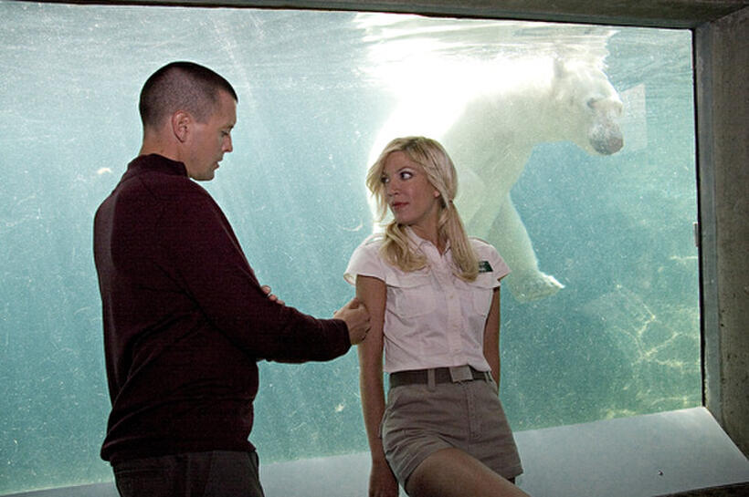 Jason Cottle as Russ and Tori Spelling as Susan in "Cthulhu."