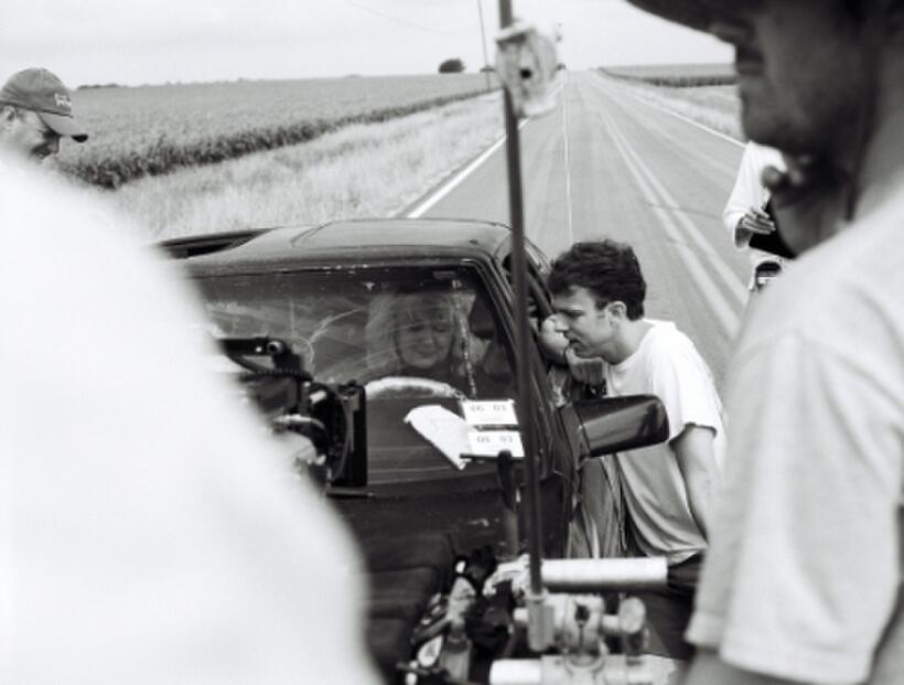 Scott Prendergast on the set of "Kabluey."