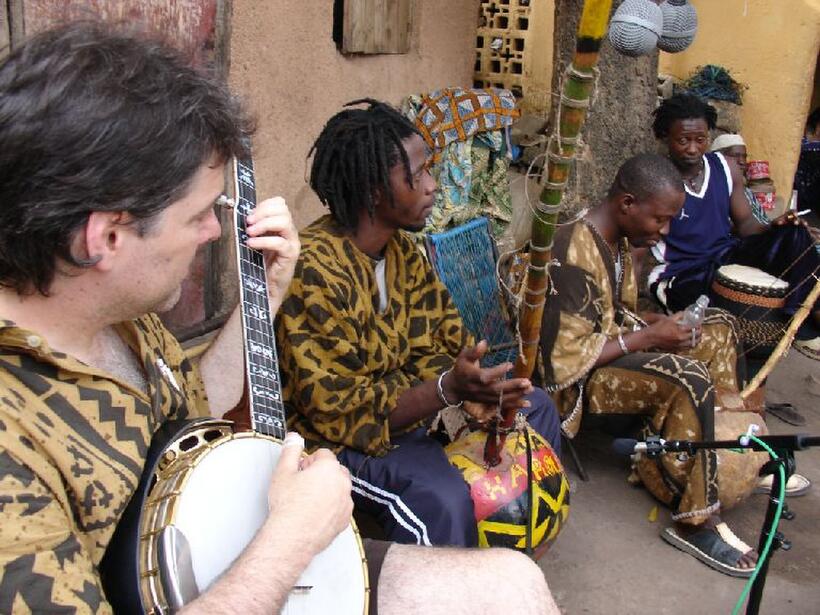 Bela Fleck in "Throw Down Your Heart."