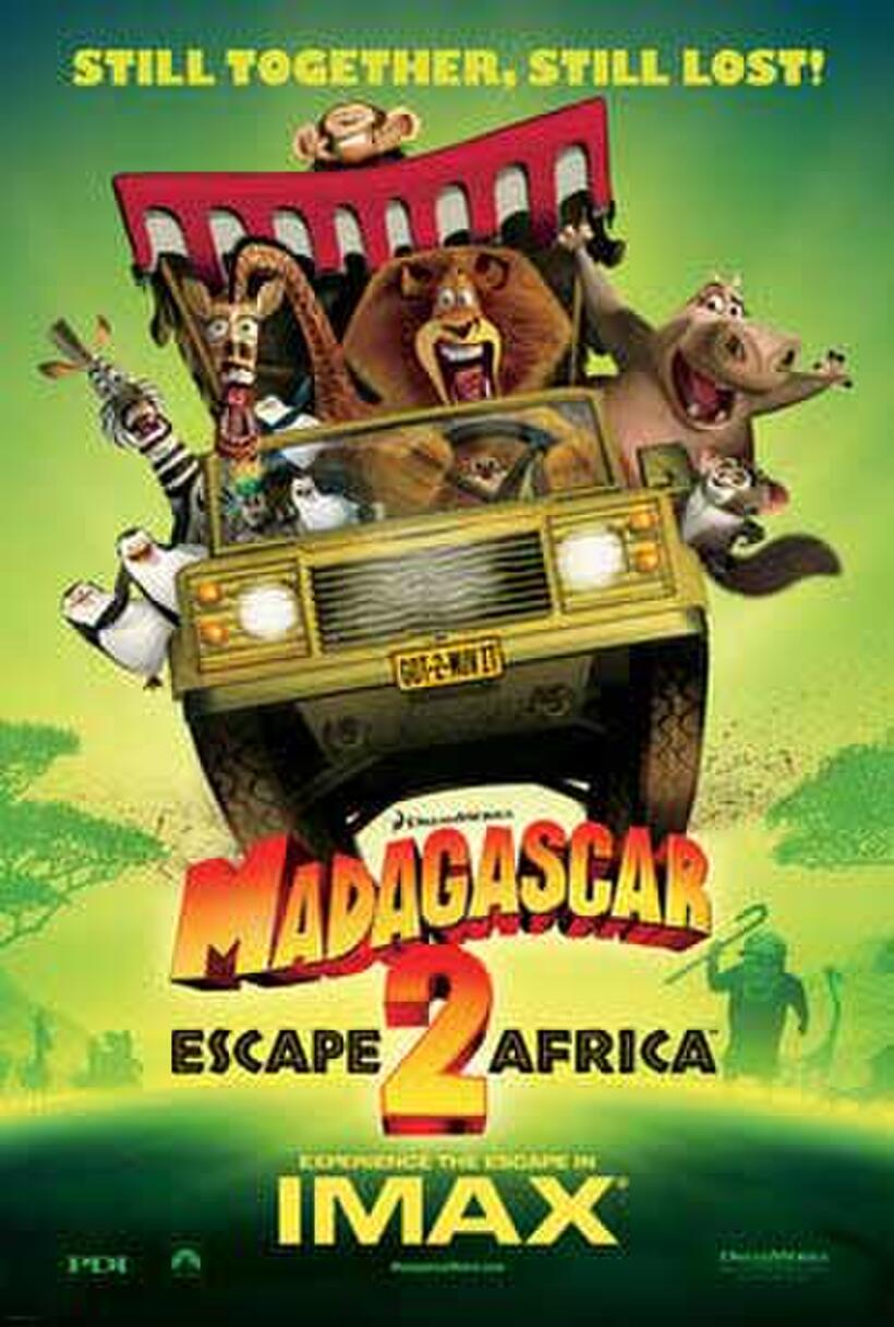 Poster art for "Madagascar: Escape 2 Africa: The IMAX Experience."