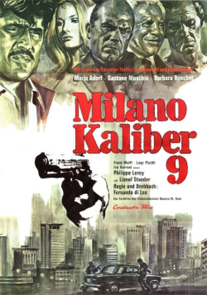 Poster art for "Caliber 9."