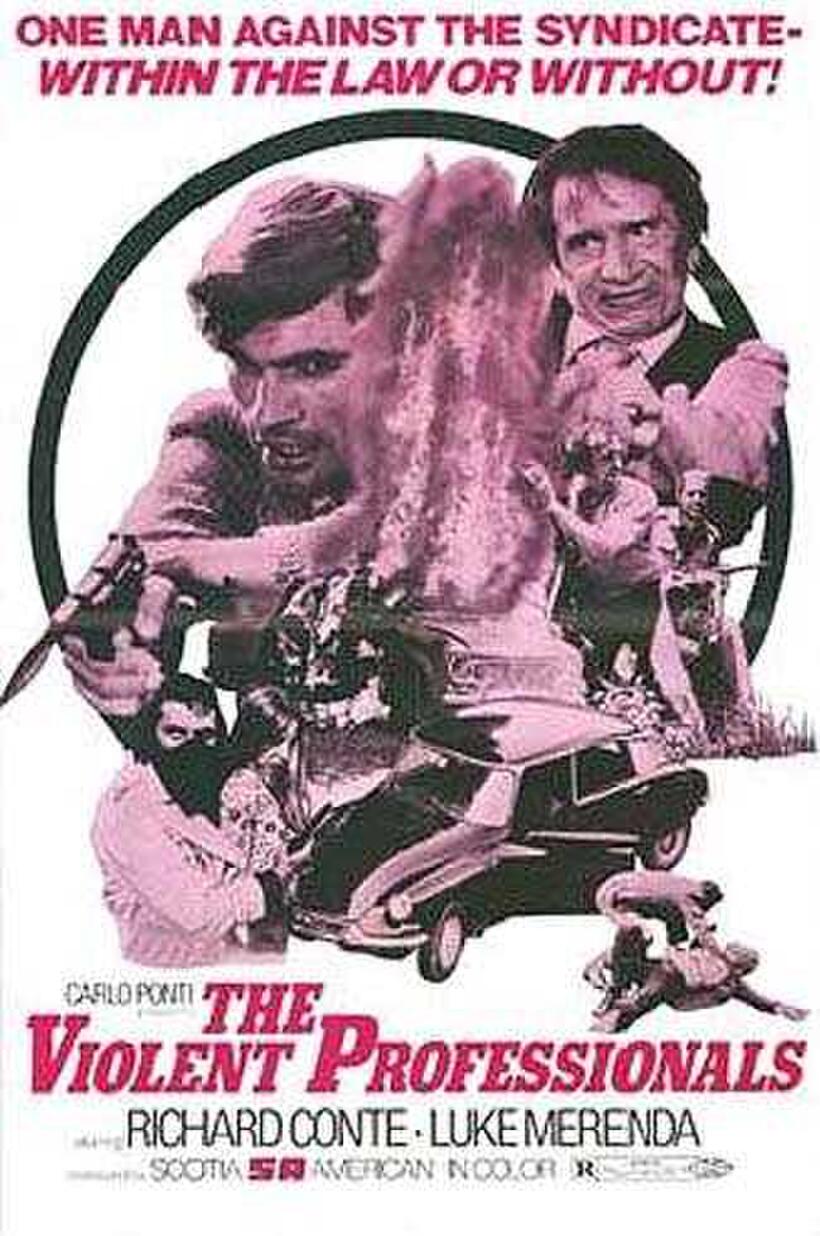 Poster art for "The Violent Professionals."